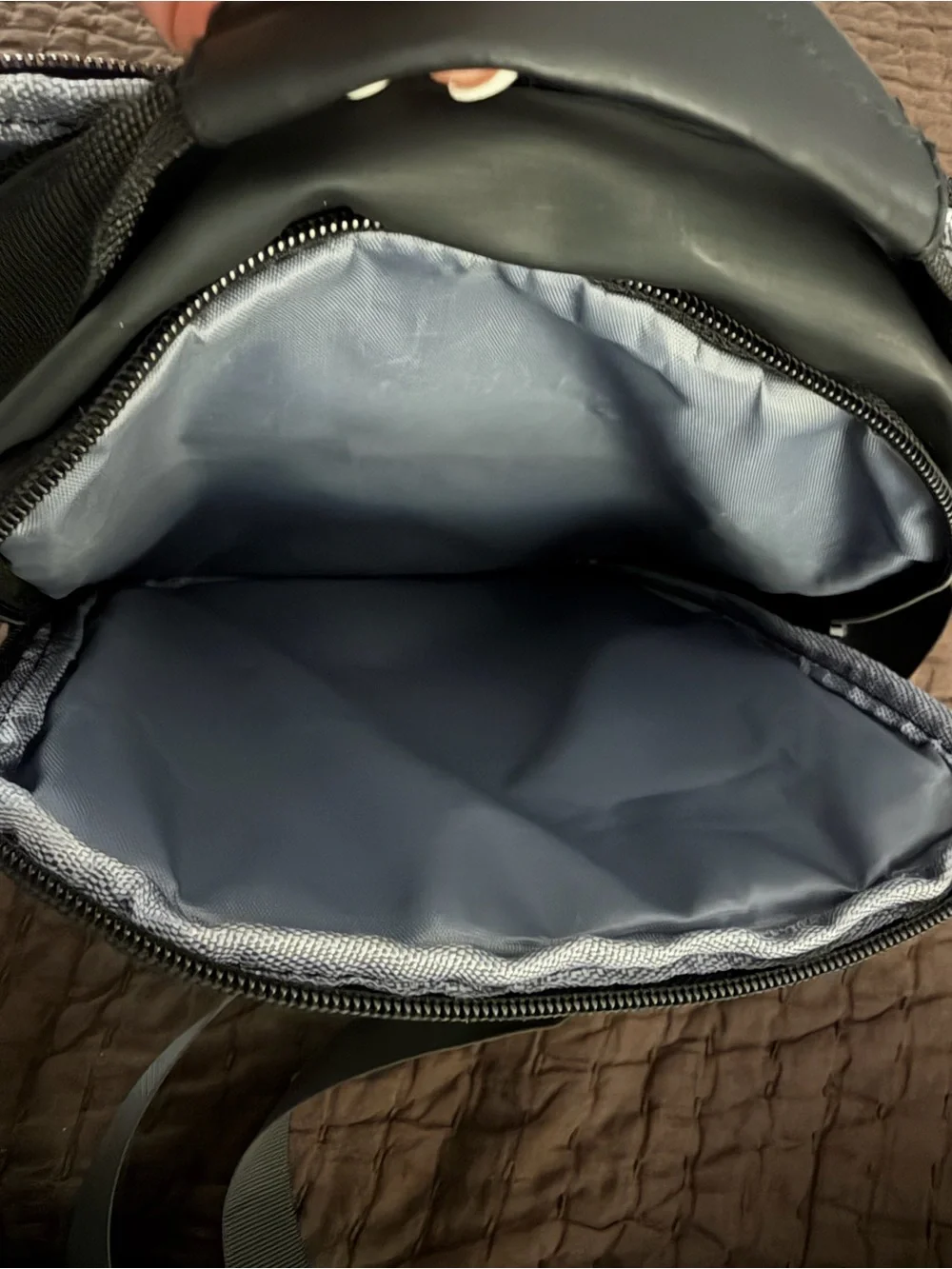 Duchamp Black Men's Messenger Crossbody Bag